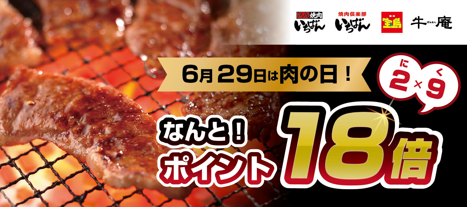 肉の日dポイント18倍キャンペーン！　dポイント肉の日【6月29日】限定！dポイント18倍キャンペーン